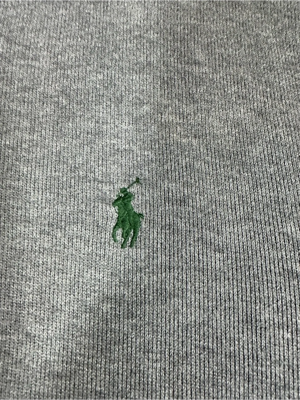 Polo by Ralph Lauren Dark Gray Quarter-Zip Pullover with Green Pony